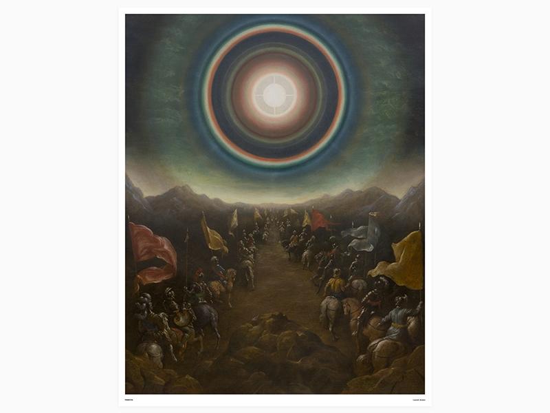 Laurent Grasso - poster Studies into the past (chevaliers) Ed. signee