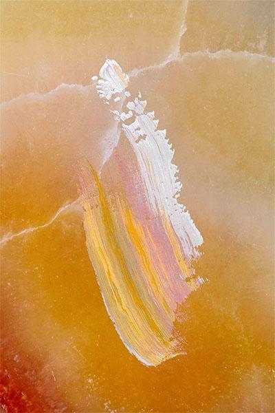 Pieter Vermeersch - Sans titre 2019 (C-print & Sérigraphie, motif de marbre ), encadré 