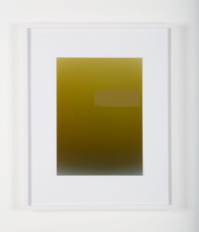 Pieter VERMEERSCH - Sans titre 2012 (C-print & vert Sérigraphie), encadré