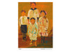 Claire Tabouret -  The Siblings (orange) - poster standard