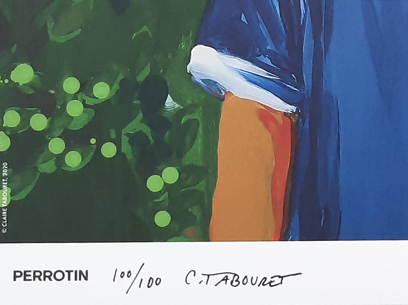 Claire Tabouret - Tegyu & Terrin (vert), 2020 (signé poster)