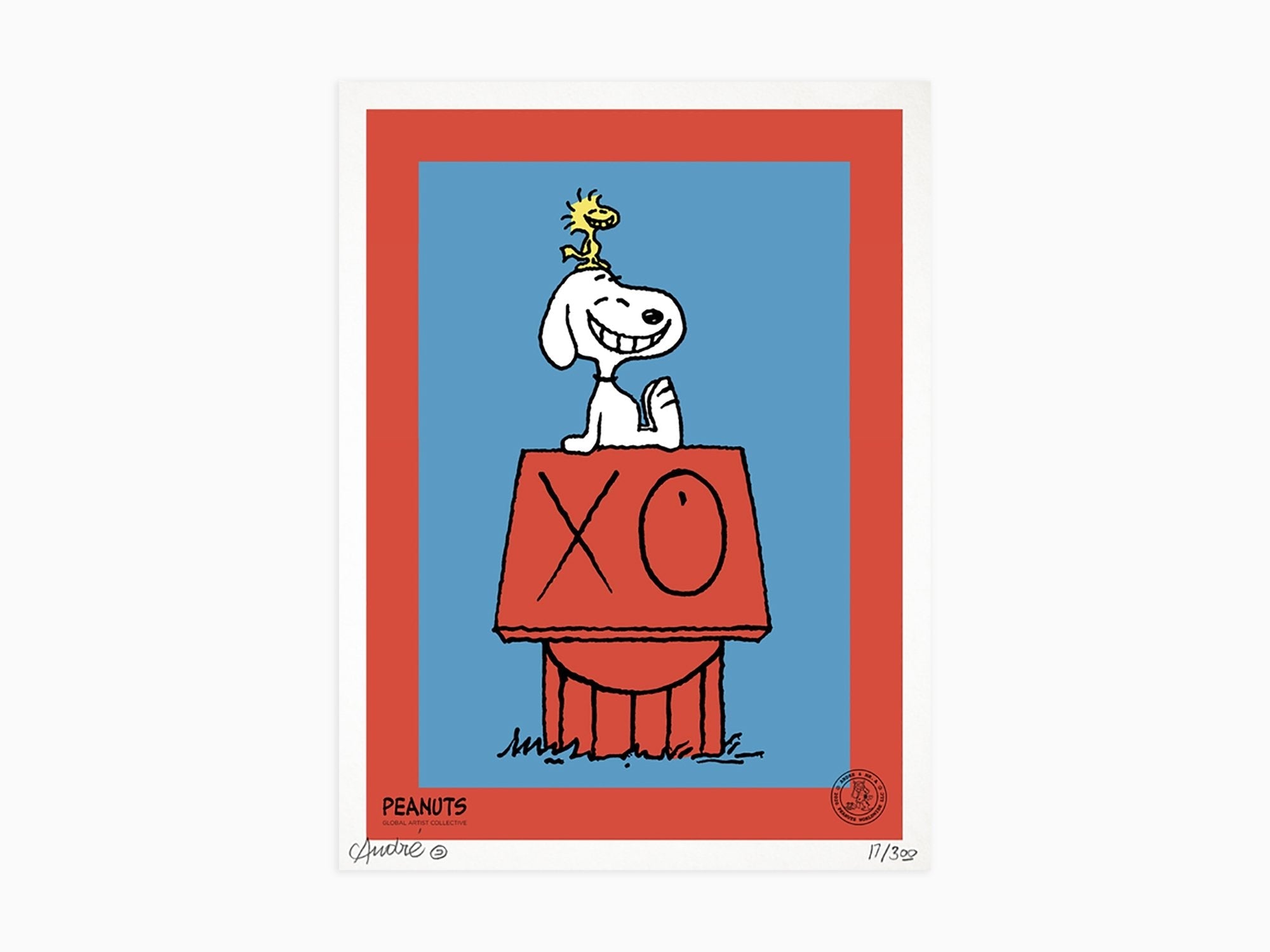 Mr. André - Snoopy and Woodstock on Red House  (édition spéciale)