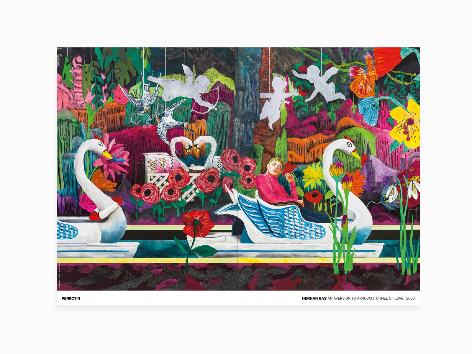 Hernan Bas - Une aversion pour les Flèches, 2020 (signé poster)