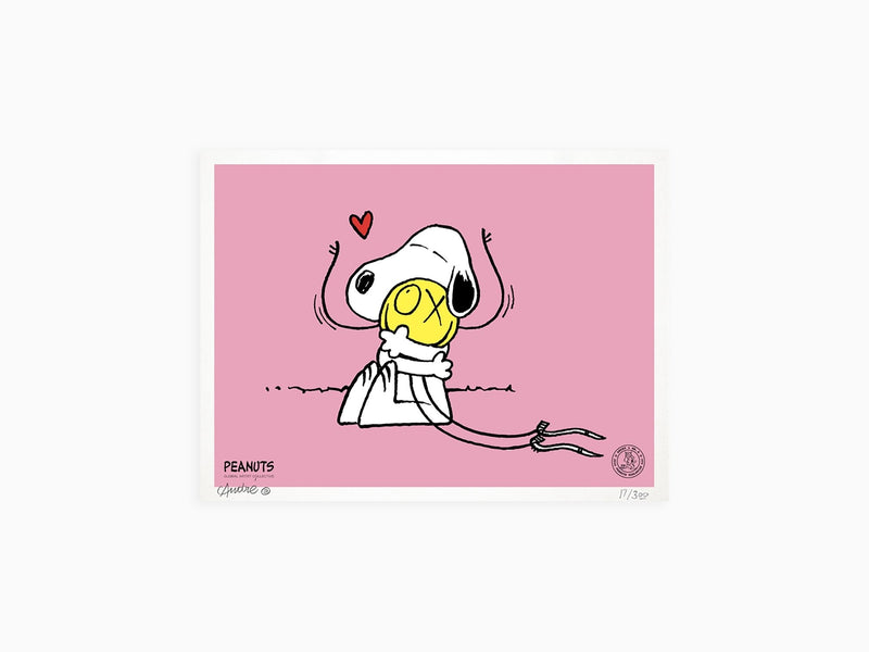 André - Snoopy hugs Mr. A (rose) 