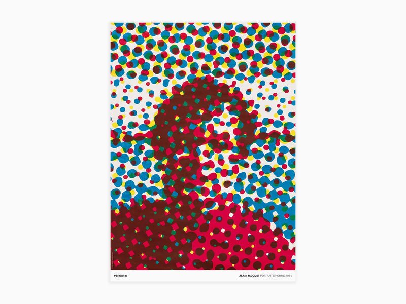 Alain Jacquet - Portrait d'homme, 1964 (standard poster)