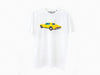 Perrotin x Jean-Philippe Delhomme - Los Angeles Language - T-shirt " Yellow Mustang 2 ". 