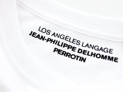 Perrotin x Jean-Philippe Delhomme - Los Angeles Language - T-shirt " Yellow Mustang 2 ". 
