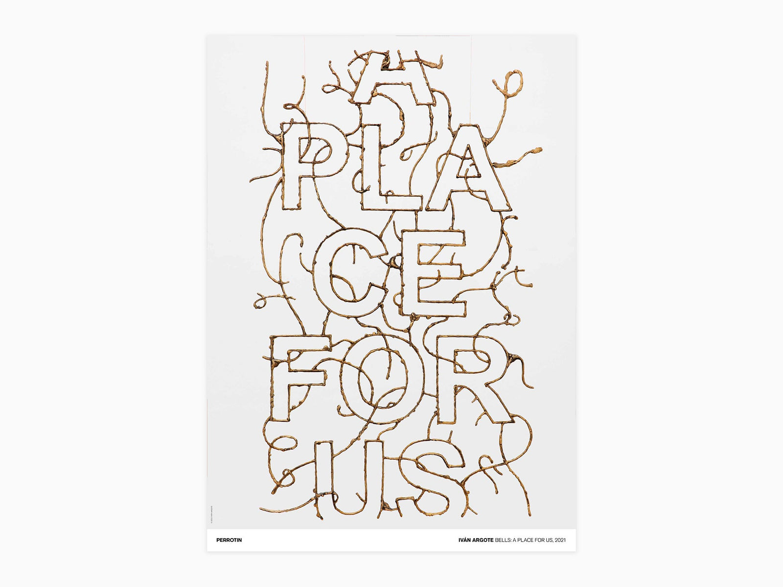 Ivan Argote - Bells : A Place For Us, 2021 (signé poster)