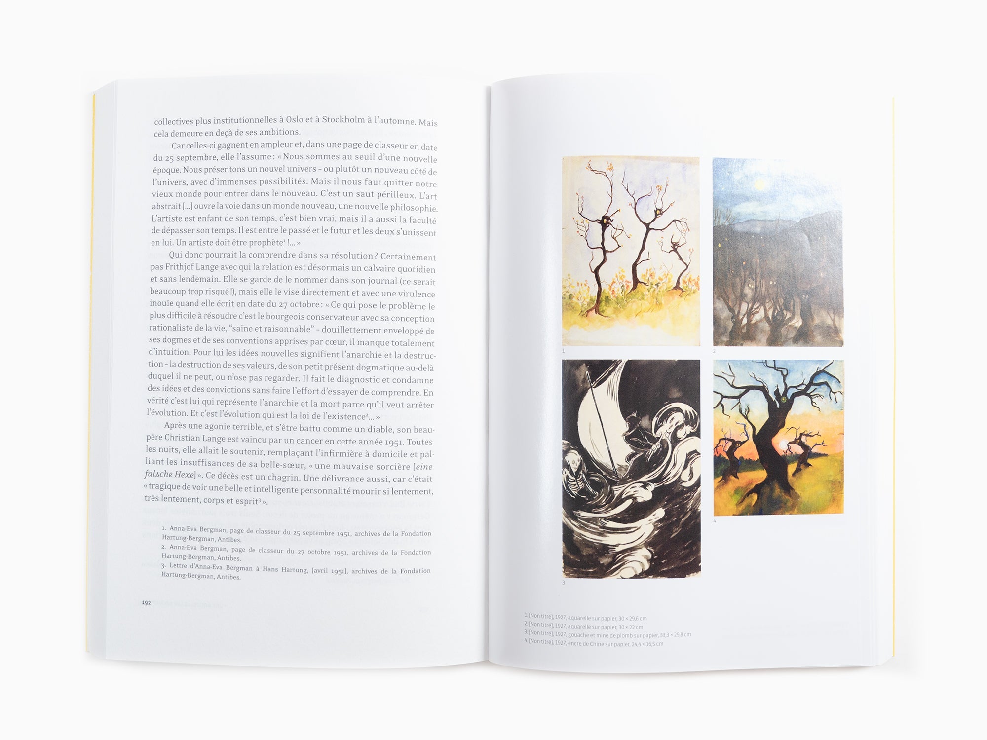 Thomas Schlesser - Anna-Eva Bergman, Vies Lumineuses