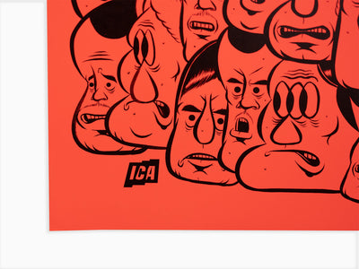 Barry McGee - ICA Boston Exhibition Poster, 2013