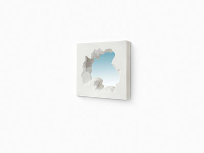 Snarkitecture - Miroir brisé carré blanc 