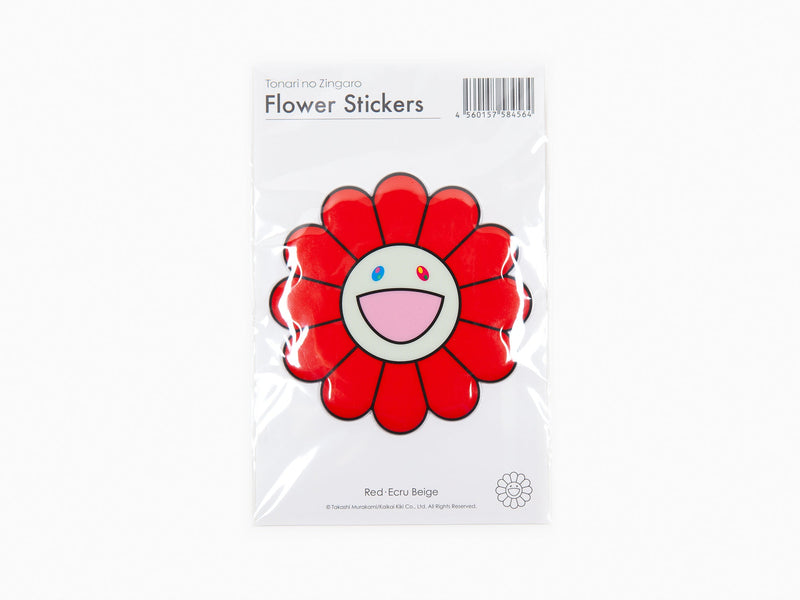 Takashi Murakami - Bubblingly Sticker - Rouge Ecru Beige
