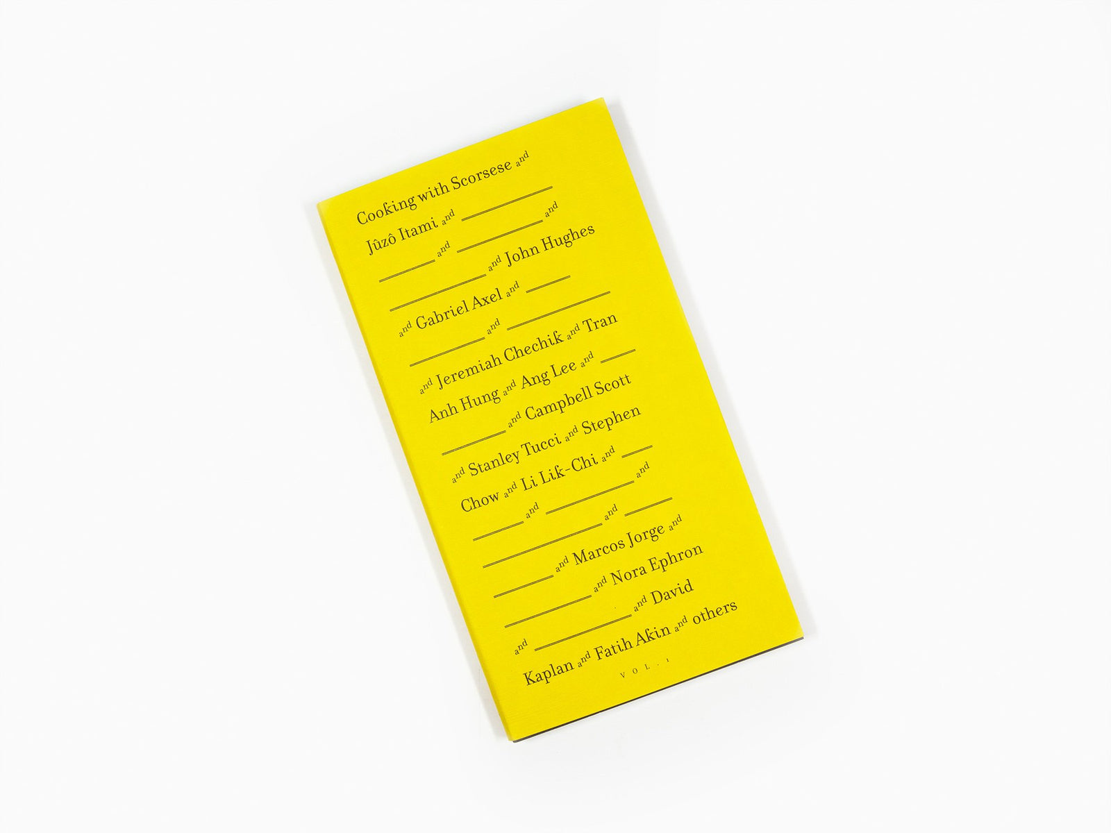 Cooking with Scorsese - Vol 1 Yellow