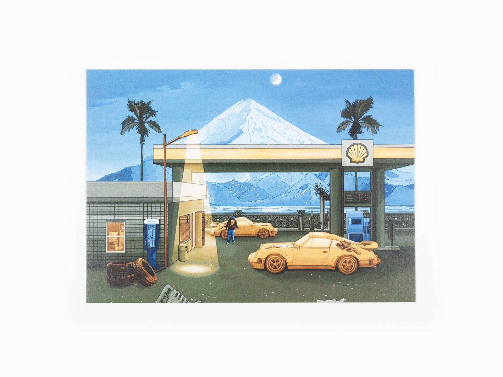 Daniel Arsham - Carte postale "Pitstop Shell", 2023
