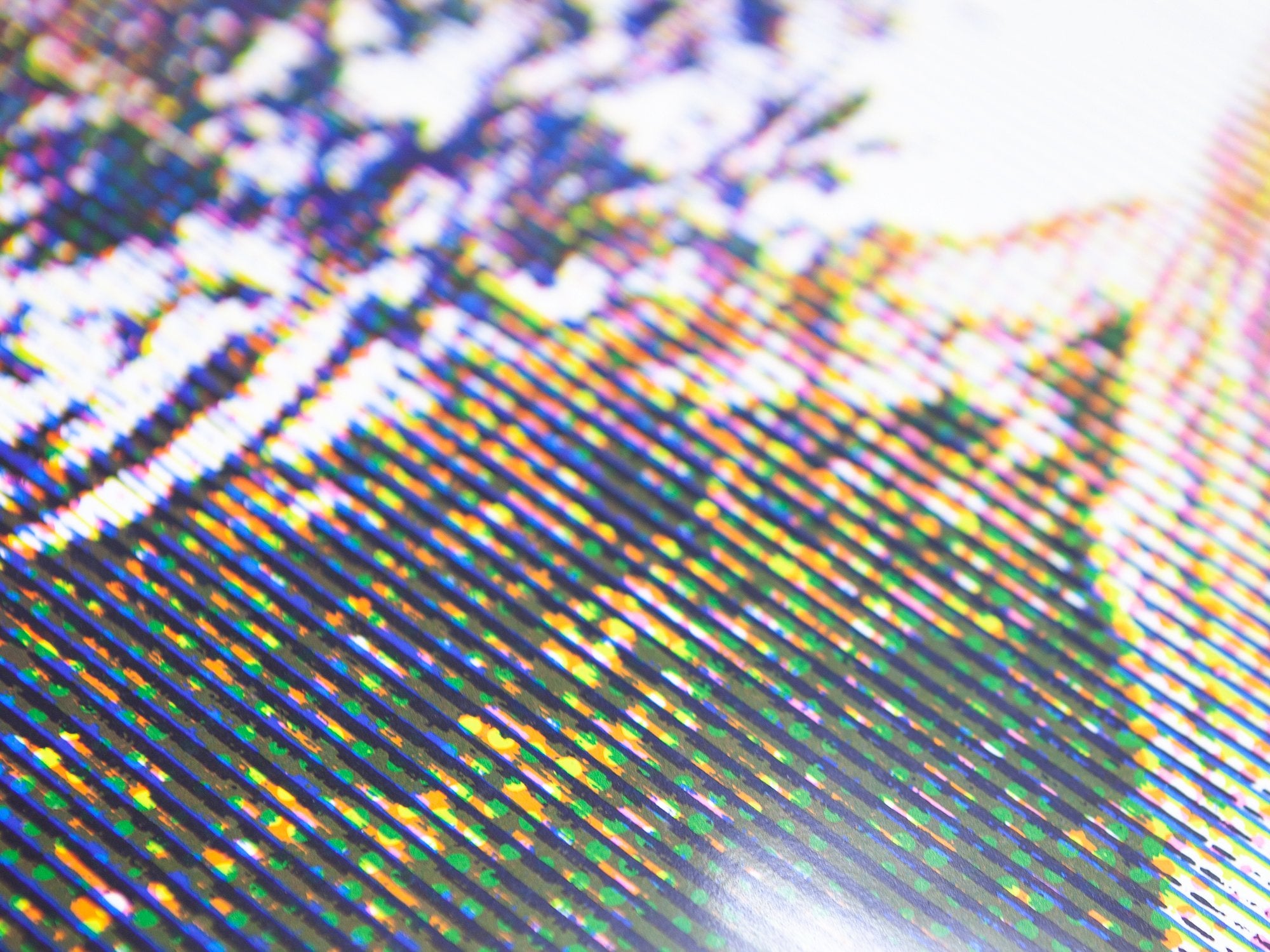 Alain Jacquet - L'enlèvement d'Europe (avec trame point), 1965