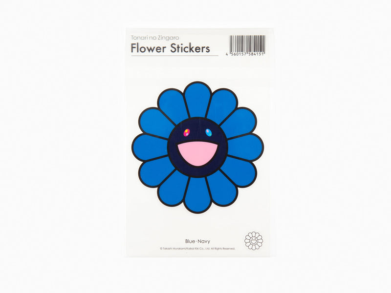 Takashi Murakami - Autocollants de fleurs - Bleu x Marine