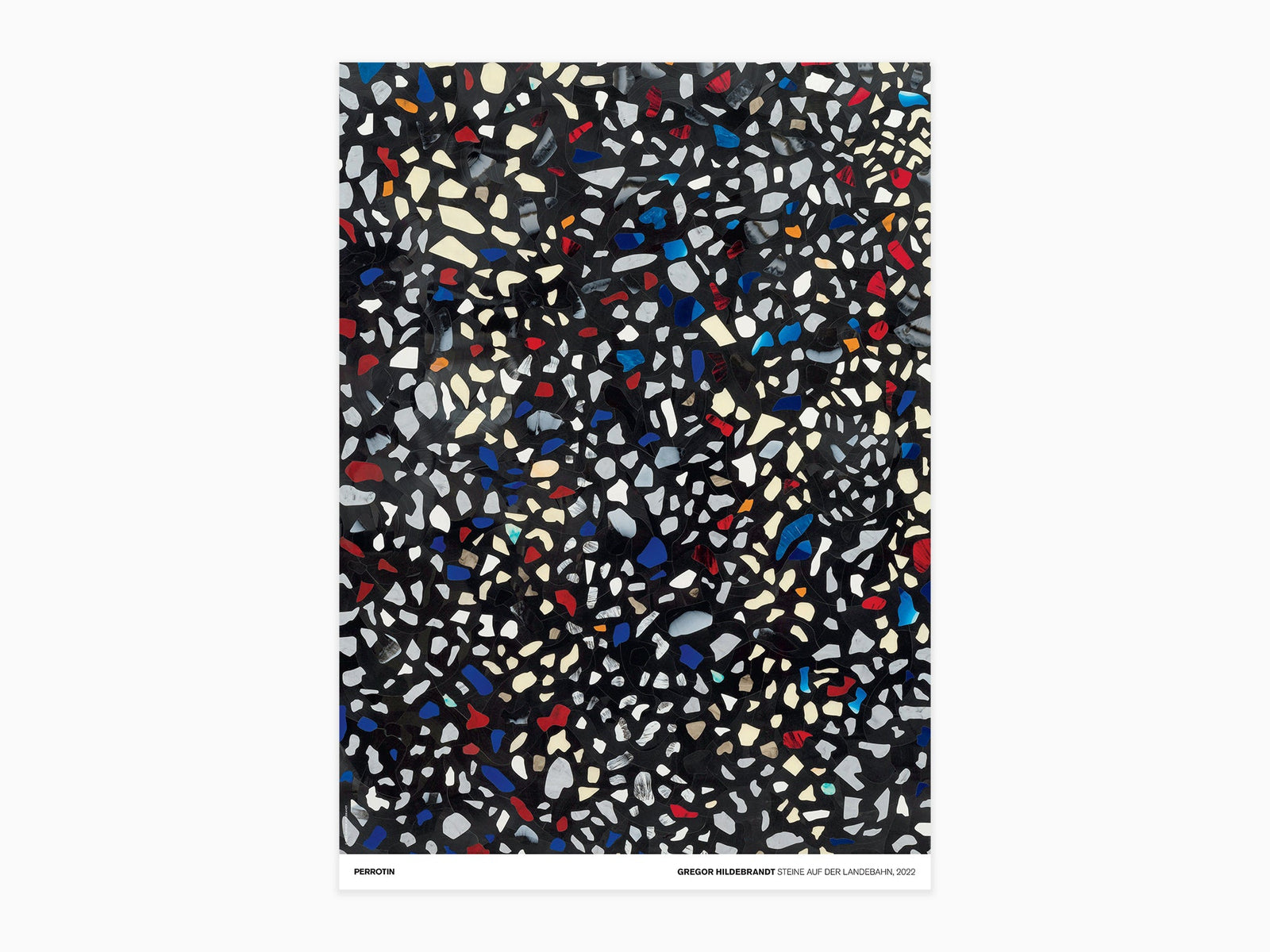 Gregor Hildebrandt - Steine auf der Landebahn, 2022 (standard poster)