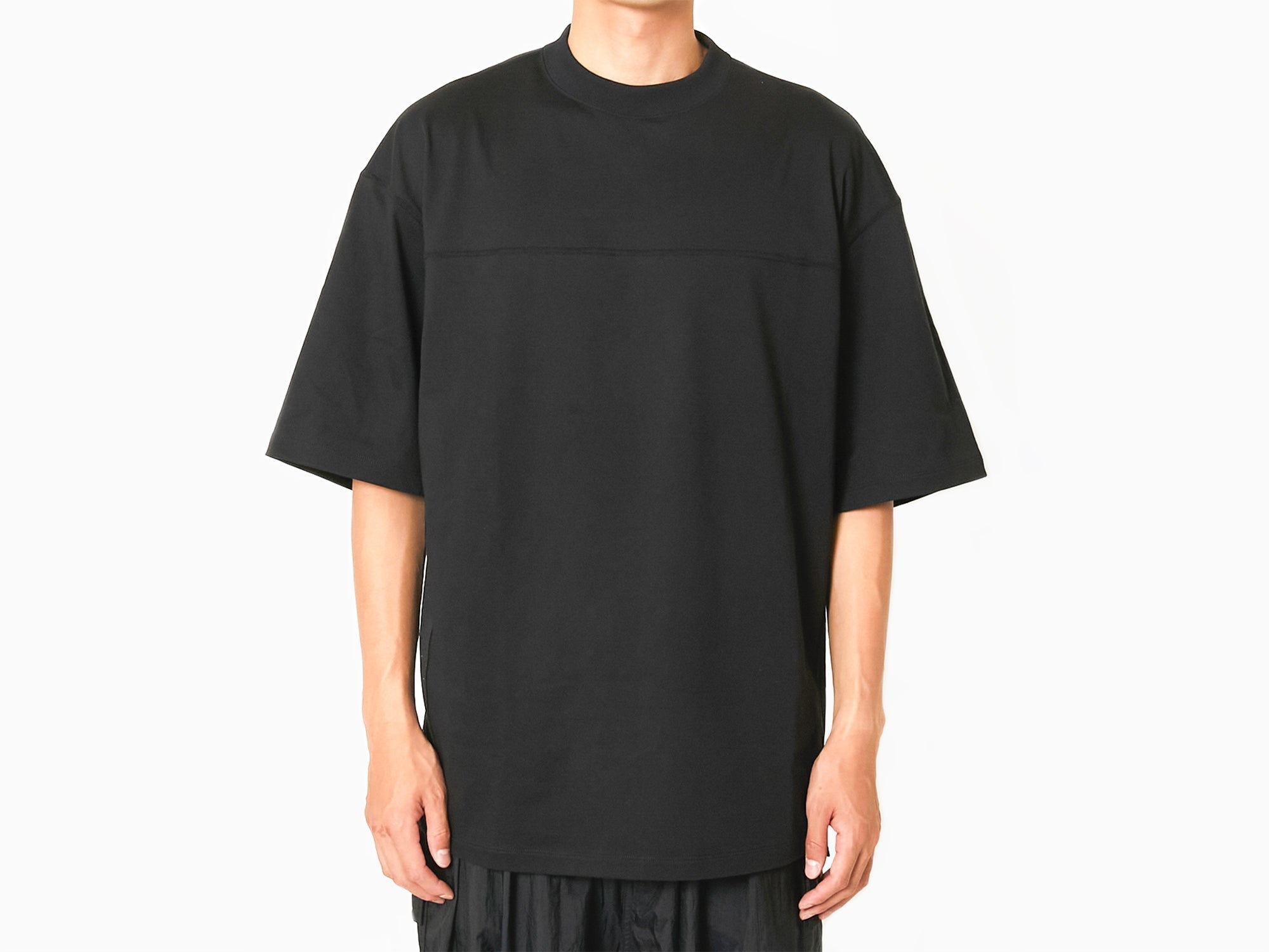 Izumi Kato x ALMOSTBLACK x DVEC (Collection S/S 2022) - T-shirt court en coton plaqué