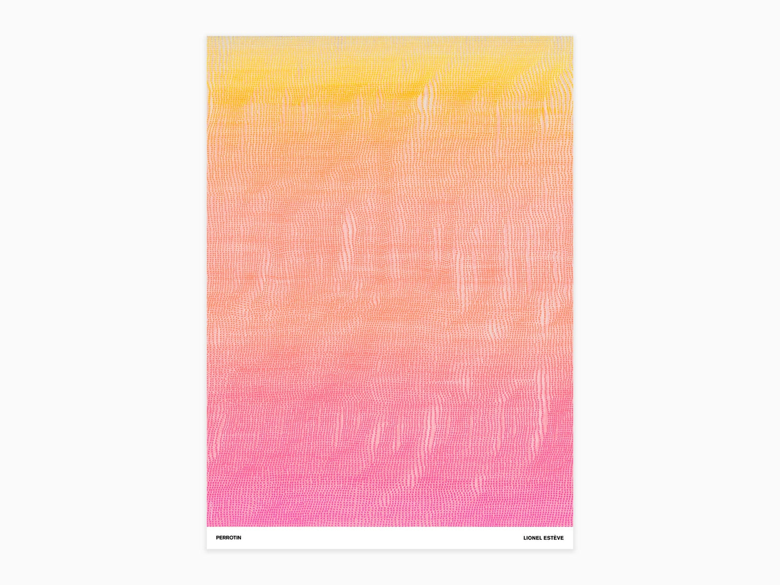 Lionel Estève - Untitled (poster signé)