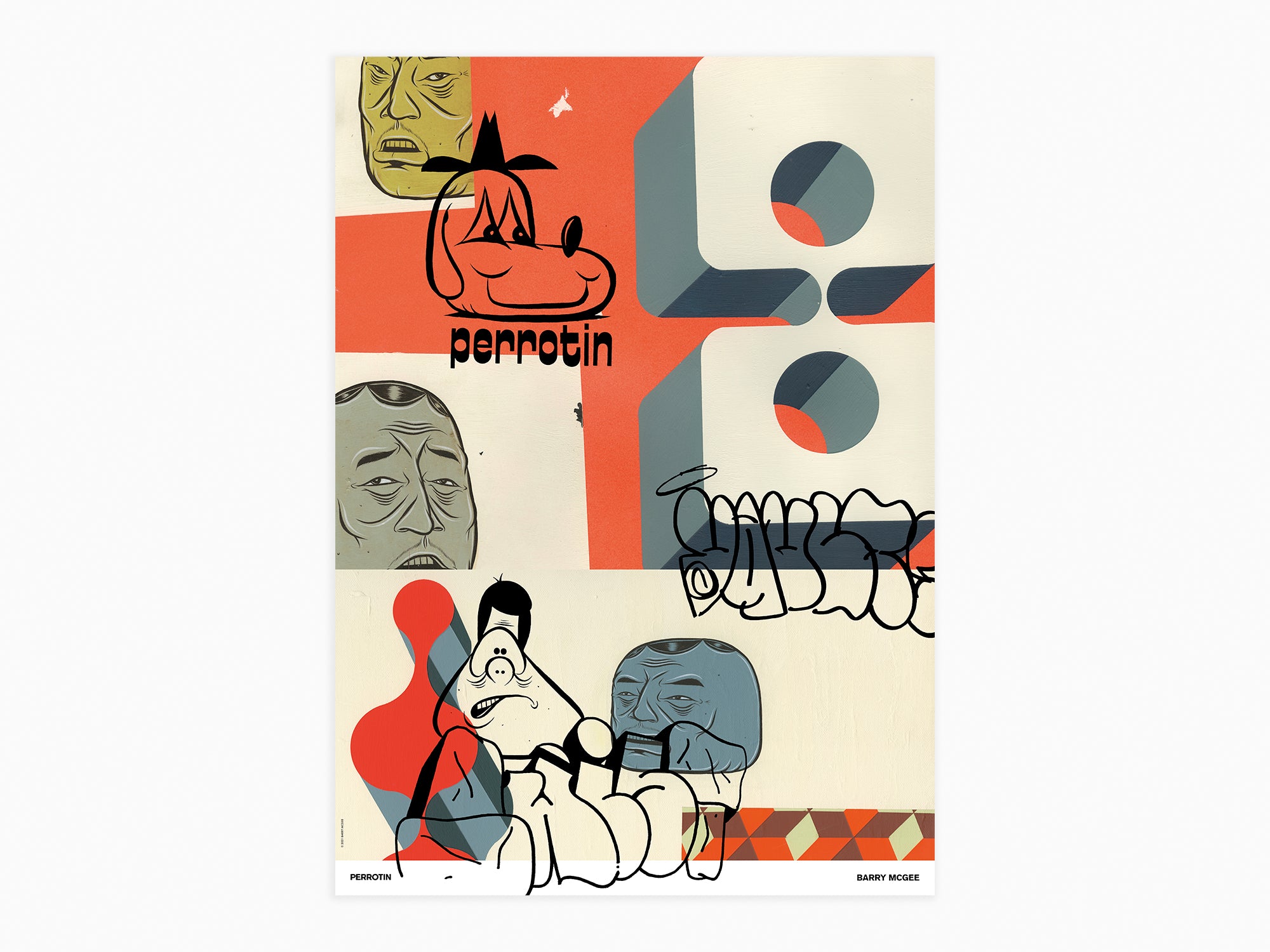 Barry McGee - Fuzz Gathering (poster standard)