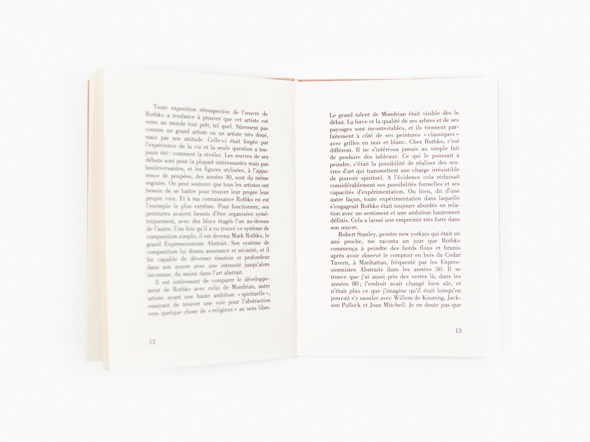 Sean Scully - Mark Rothko Corps de lumière