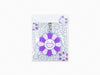 Takashi Murakami - Porte-clés caoutchouc en forme de fleur - transparent rose et violet