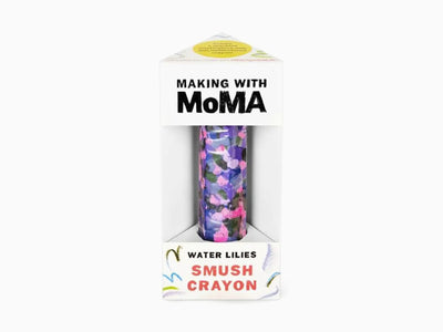 Making with MoMA - Crayon Smush Crayon des Nymphéas de Monet