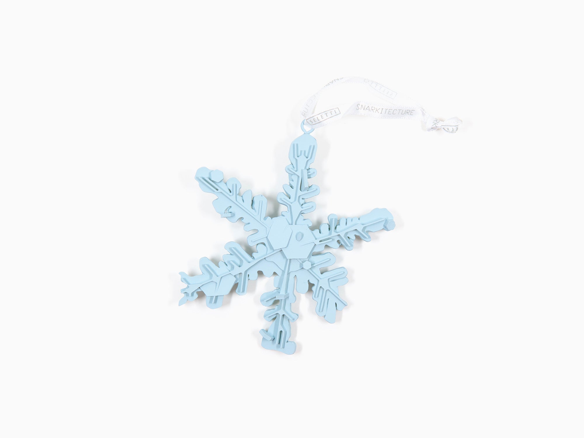 Snarkitecture x Seletti - Flocon de neige bleu clair - flocon (décoration de Noël)
