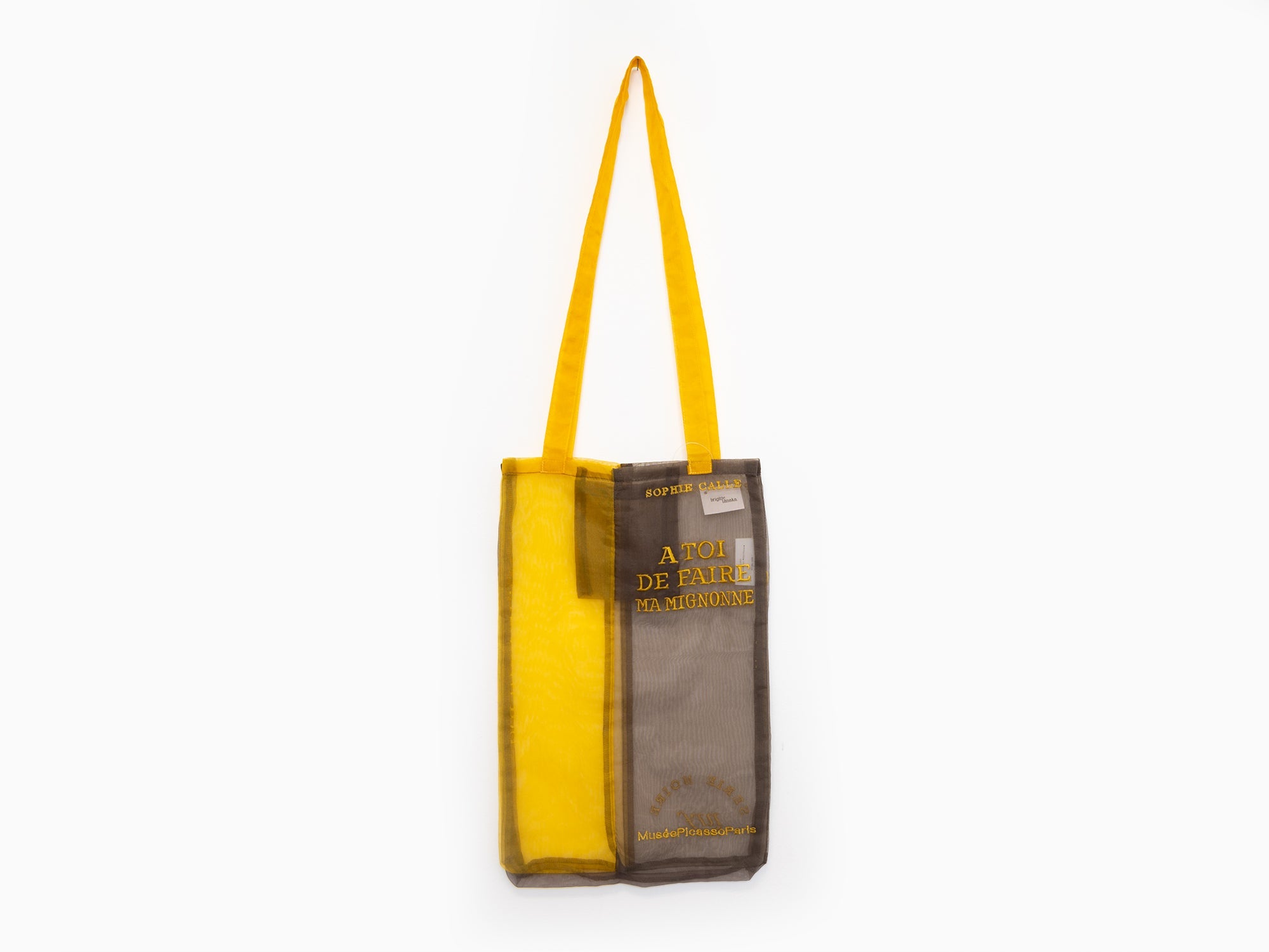 Sophie Calle - À toi de faire, ma mignonne FTote bag (jaune et noir)