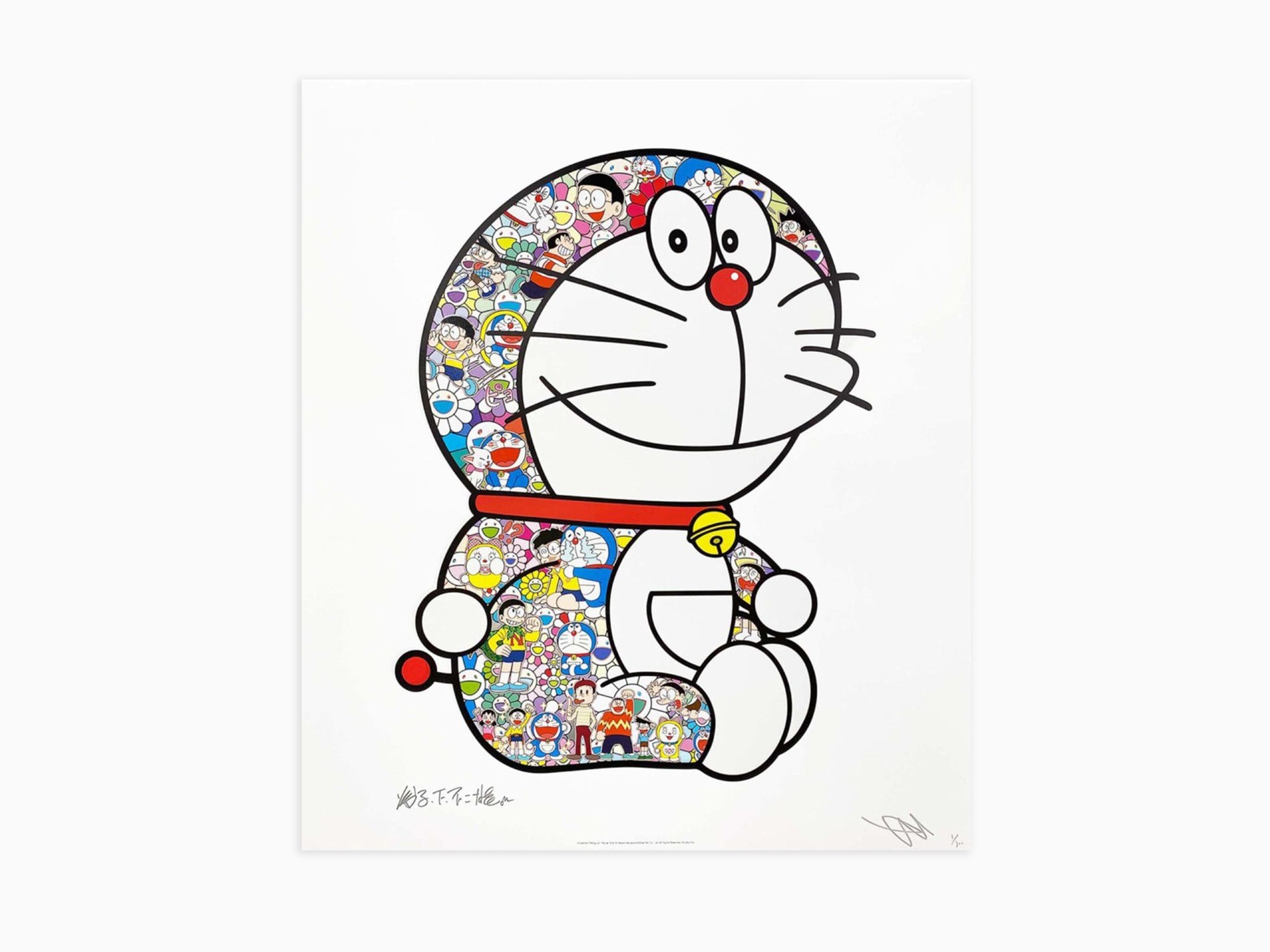 Takashi Murakami - Doraemon assis : "He-he"