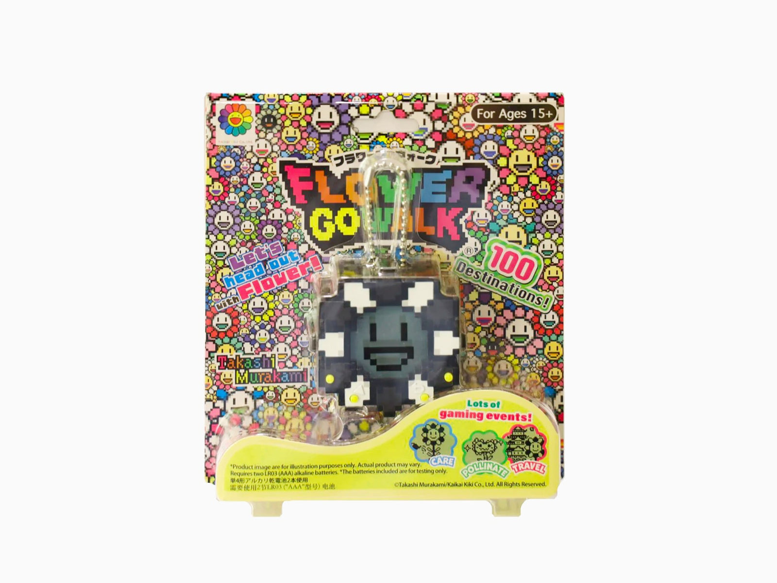 Takashi Murakami - FLOWER GO WALK / Noir x Blanc (Couleur du corps : Noir)