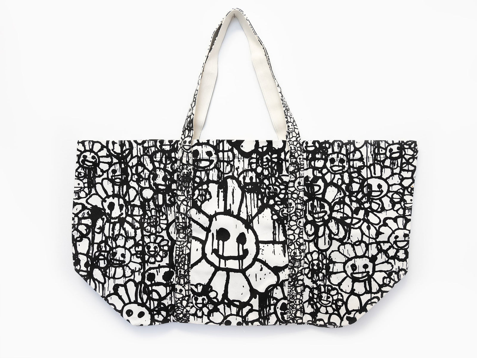 Madsaki x Takashi Murakami - Sac en coton Flower