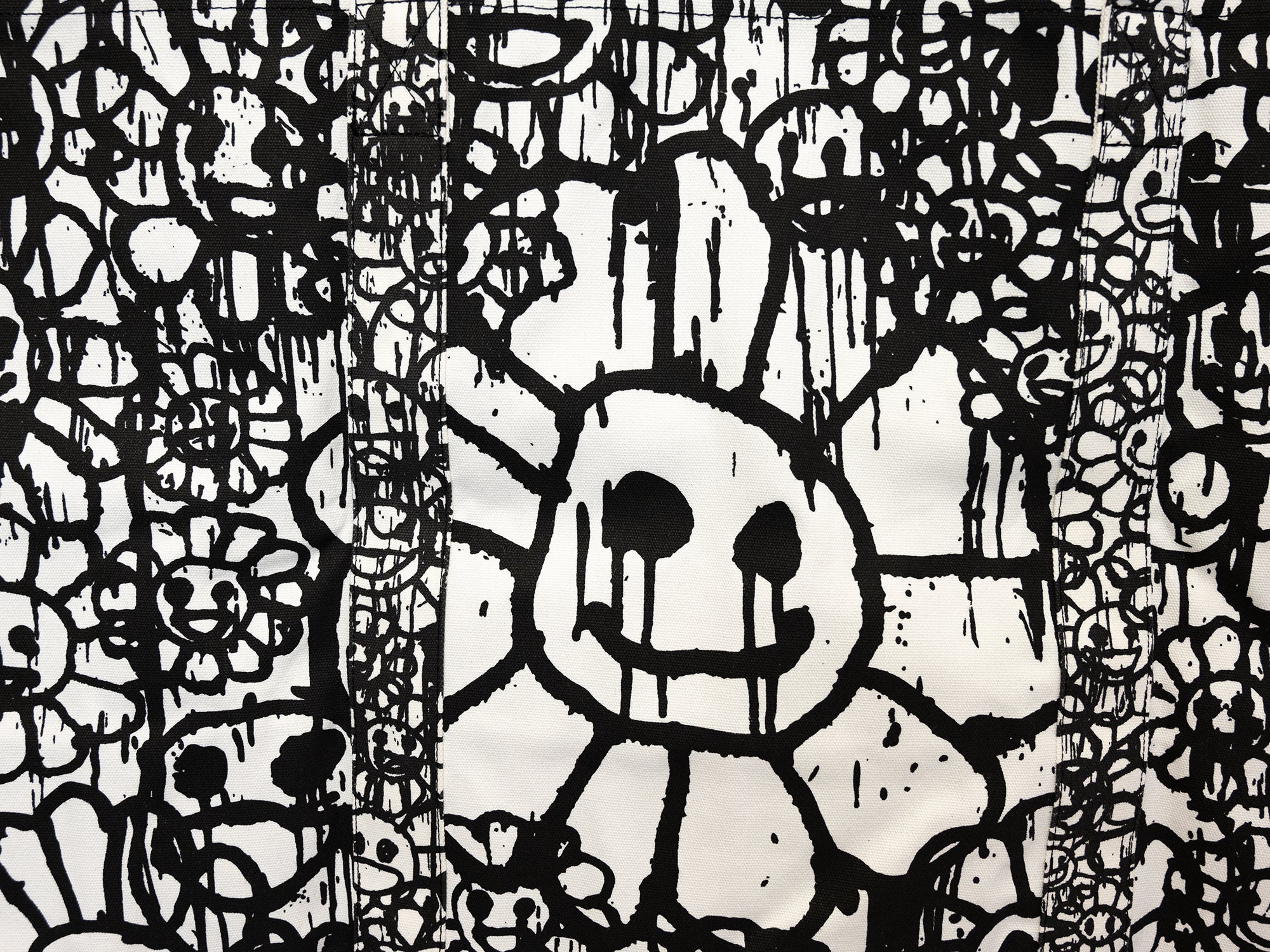 Madsaki x Takashi Murakami - Sac en coton Flower