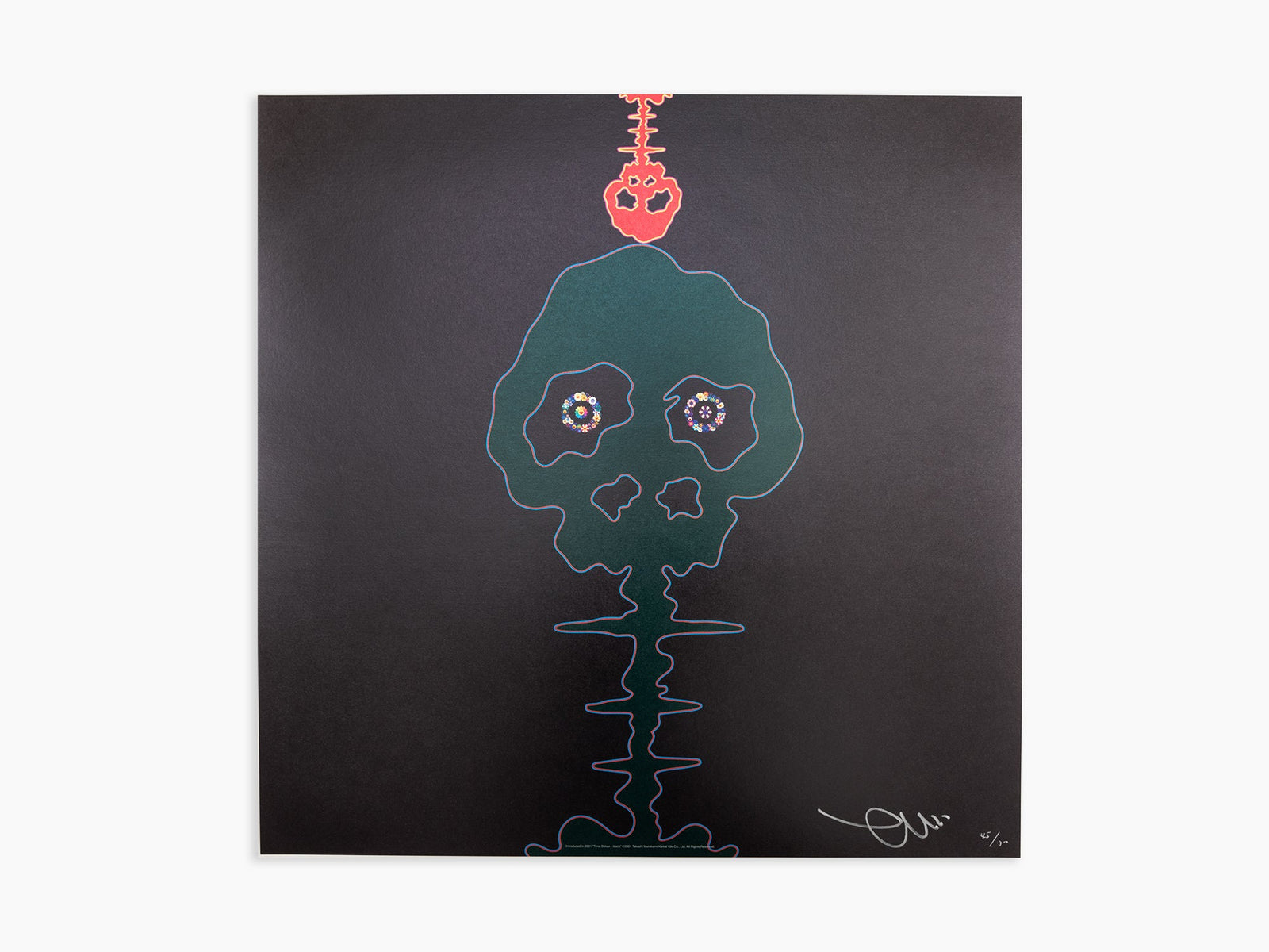 Takashi Murakami - Time Bokan - black + moss green