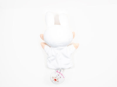 Takashi MURAKAMI - Marionnette Kaikai en peluche (blanc)